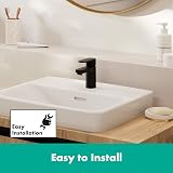 Hansgrohe Vernis Blend Basin Tap Matt Black EcoSmart 5 l/min ComfortZone 70 view 4