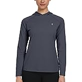 Little Donkey Andy Women's Quick Dry Sun Protection UPF Hoodie Shirt Long Sleeve Breathable for Fishing Hiking Outdoor