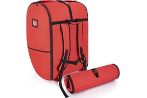 WELIDAY Padded Car Seat Travel Bag Compatible with Doona, Infant Car Seat Travel Bag, Foldable Car Seat Stroller Gate Check Bag for Airplane (Red)