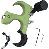 Thumb Release for Compound Bow,Copper Material Archery Release Aids,with 3 Finger Adjustable,Bow Trigger Release for Hunting,for Left and Right Handers.