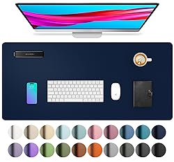Aothia Leather Desk Pad Protector, Mouse