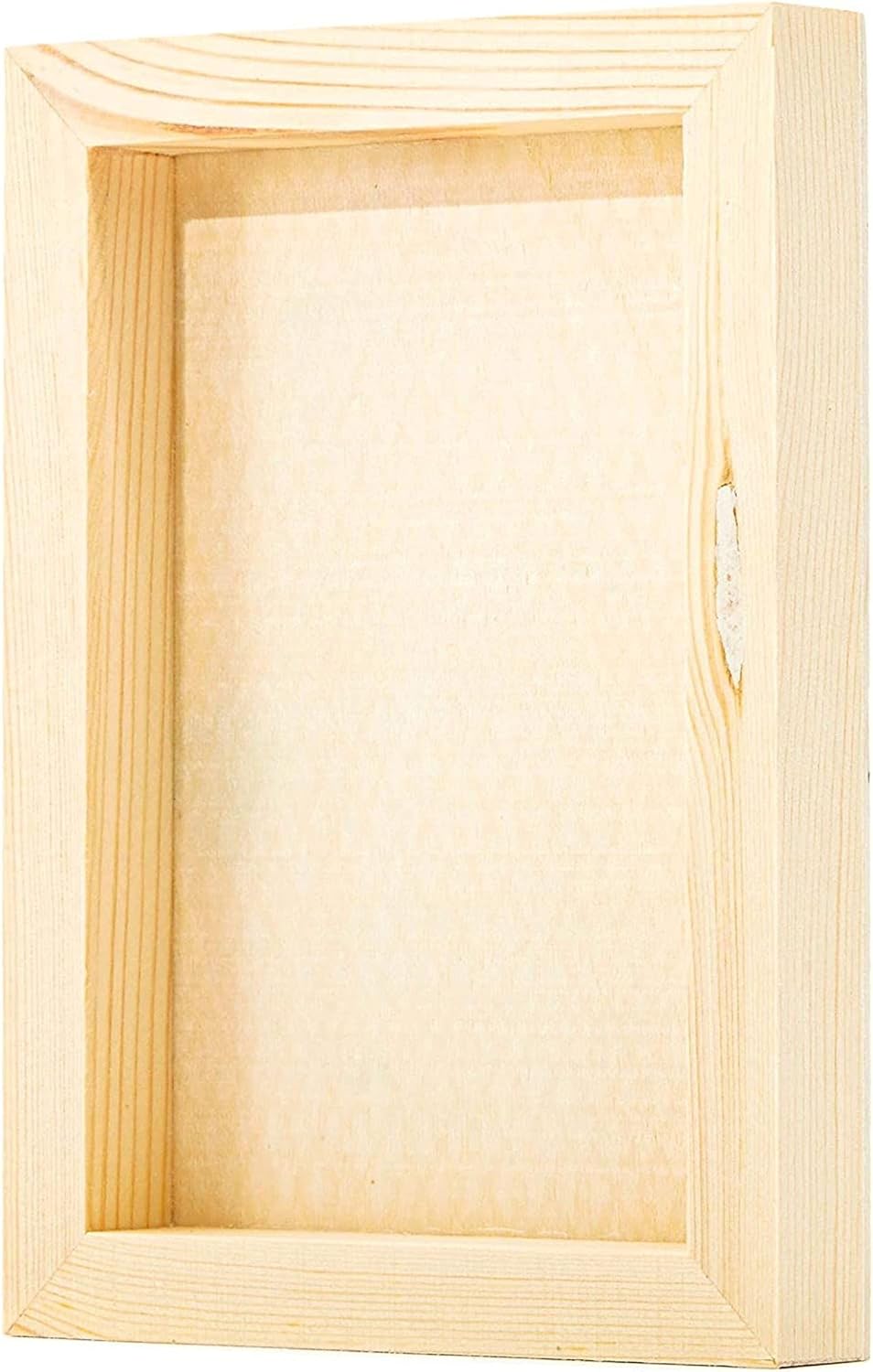 Unfinished Wood Paint Panel Boards (5 x 7 in, Rectangle, 6 Pack)