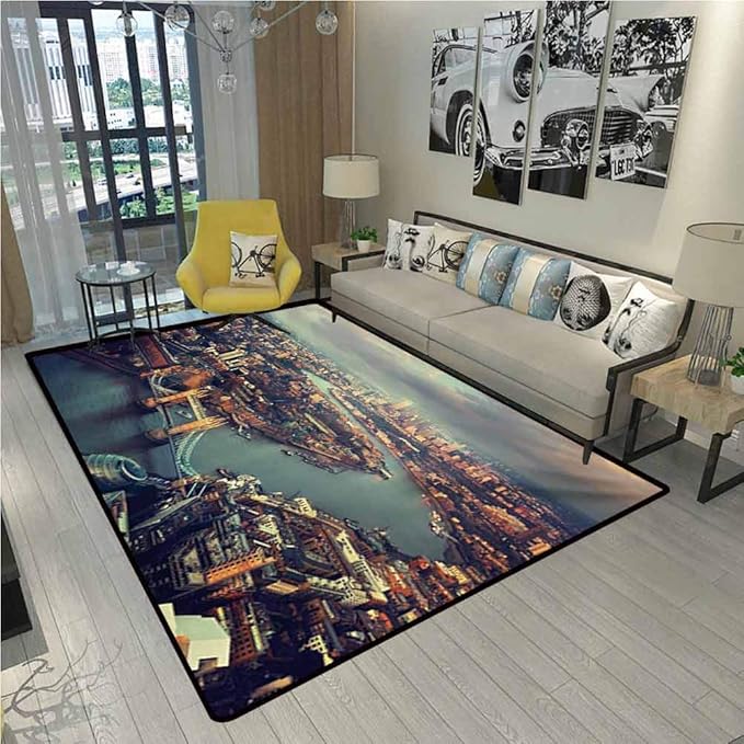 Juego de alfombras y alfombrillas de baño Londres para recámara, imagen