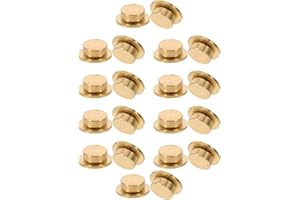 WOONEKY Metal Mini Bearings Universal Rotating Shafts 20Pcs 5X7X2.5Mm for Nail Art Projects and Jewelry