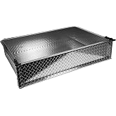 GTW Golf Cart Cargo Box | Universal Fit | Compatible with Club Car, EZGO, Yamaha and Other Makes &amp; Models | Aluminum Diamond Plate