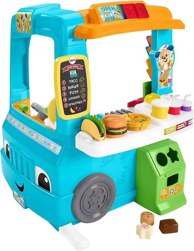 FisherPrice Laugh and Learn Servin Up Fun Food Truck, Interactive