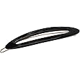 France Luxe Sliver on Tige Boule Barrette - Nacro Black