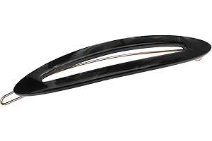 France Luxe Sliver on Tige Boule Barrette - Nacro Black