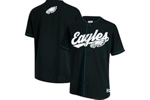 Ultra Game Adult's NFL Official Button Down Baseball Mesh Jersey Shirt