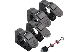 Shovel Holder, Quick Release Clamp 4Pcs Non-Slip Rubber Clamp for 1.18-1.57in Diameter Tools Universal Strong Load TUV ATV Va