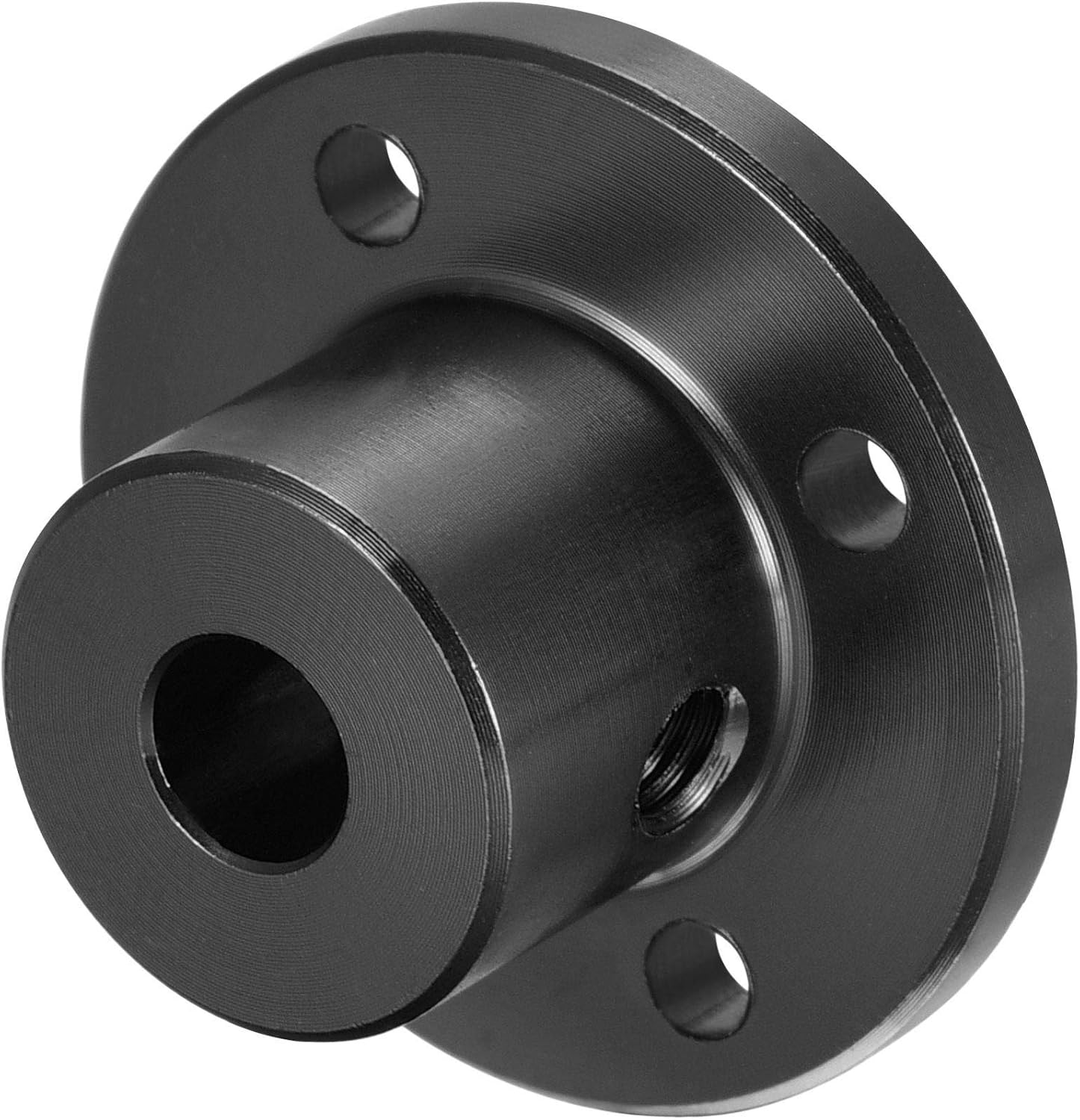 sourcing map 5mm Inner Dia H15xD15 Rigid Flange Coupling Motor Guide Shaft Coupler Motor Connector for DIY Parts Black - Image 4