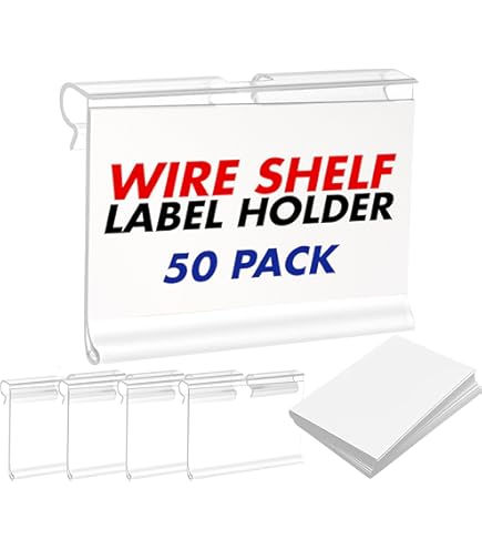 Clips D'étiquettes Panier En Plastique 20 Pièces Supports