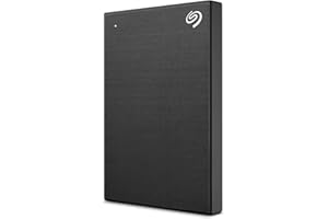 Seagate One Touch HDD with Password 2TB External Hard Drive – Black, for PC Laptop Mac and Chromebook, 6mo Mylio Photos and D