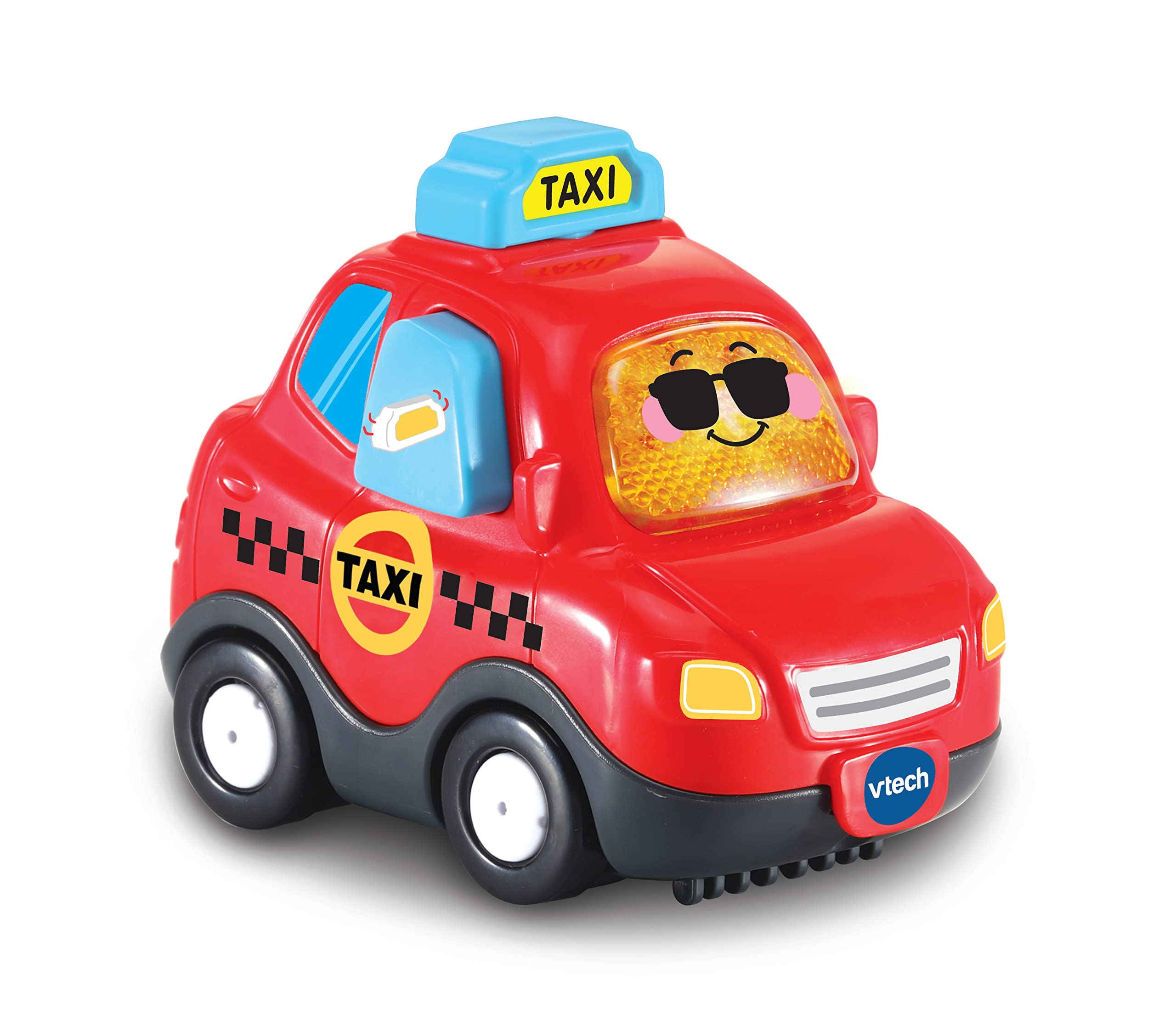 VTech Toot-Toot Drivers Taxi - Interactive Toddlers Toy for Pretend Play with Lights and Sounds - Suitable for Boys & Girls 12 Months, 2, 3, 4 plus Years, English Version