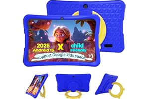 DigiLand Kids Tablet 10.1 inch Android 15 for Toddler,6GB RAM 32GB ROM,Bluetooth 5.0, IPS Screen Parental Control Dual Camera