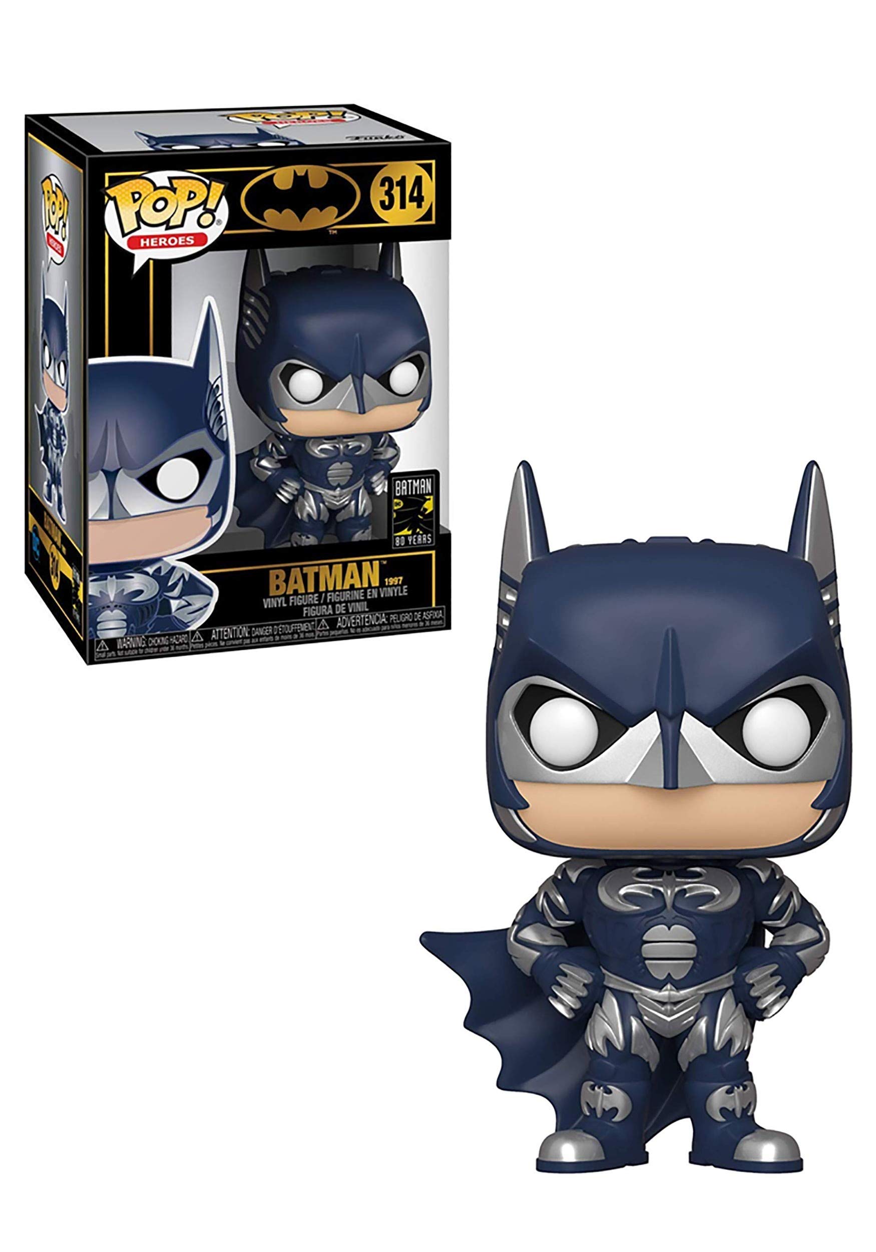 Funko POP! Heroes 80th-Batman - (1997) - DC Comics - Collectable Vinyl Figure - Gift Idea - Official Merchandise - Toys for Kids & Adults - Comic Books Fans - Model Figure for Collectors and Display