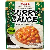 S&amp;B Curry Sauce with Vegetables Mild, 7.4-Ounce (Pack of 10)
