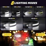Demlaies Head Torch Rechargeable 2 Pack 28H 300° Wide Beam IPX6 view 4