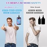 LET'S RESIN 500g UV Resin - Crystal Clear, Low Odor, Hard, Durable Epoxy view 3