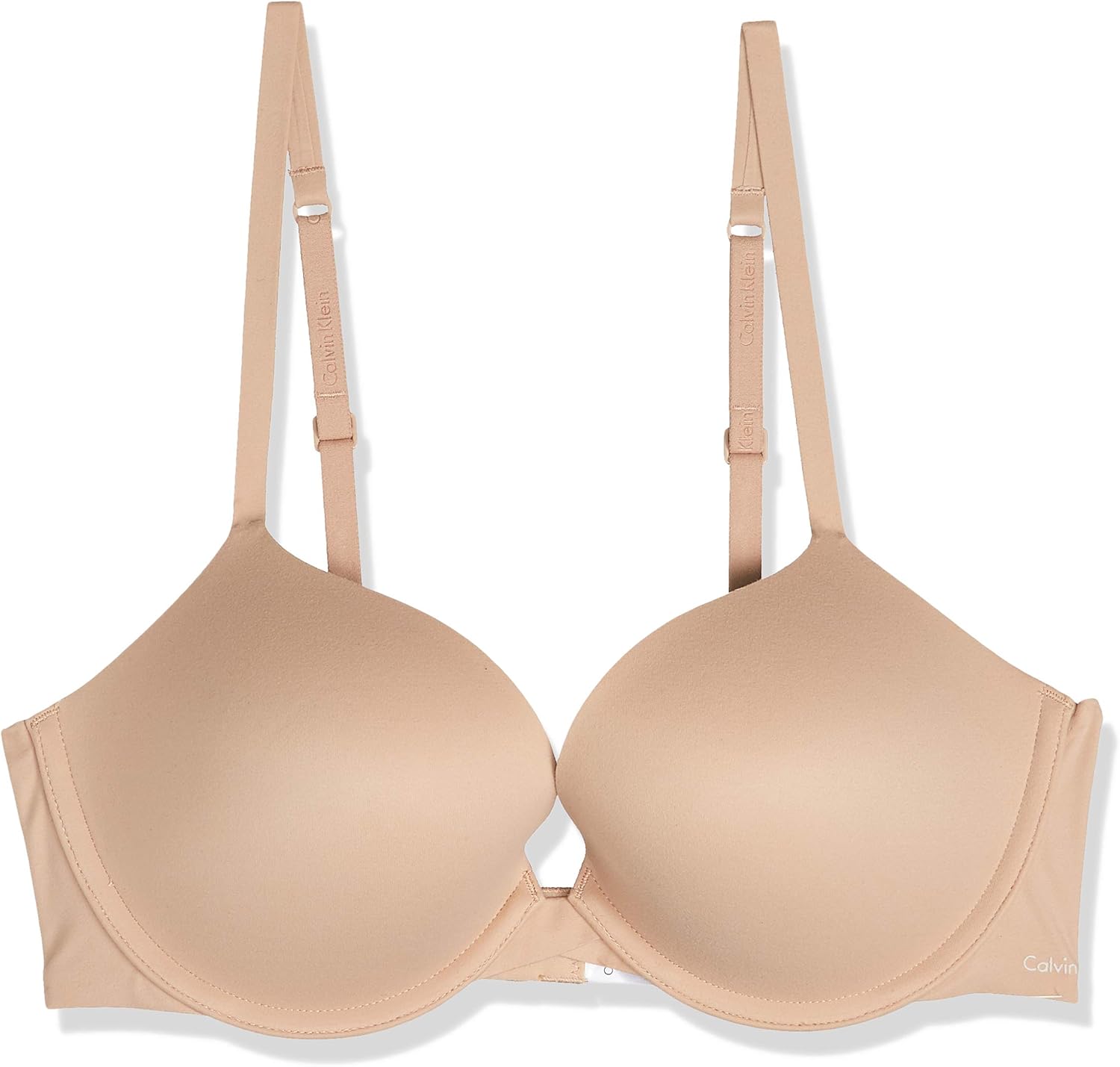 Calvin Klein Women's Memory Touch Push Up Pushup Bra, Beige (Bare 20N
