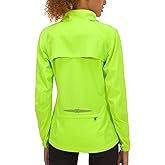 Little Donkey Andy Women's Lightweight Waterproof Cycling Jacket with Removable Sleeves for Biking Running Golf