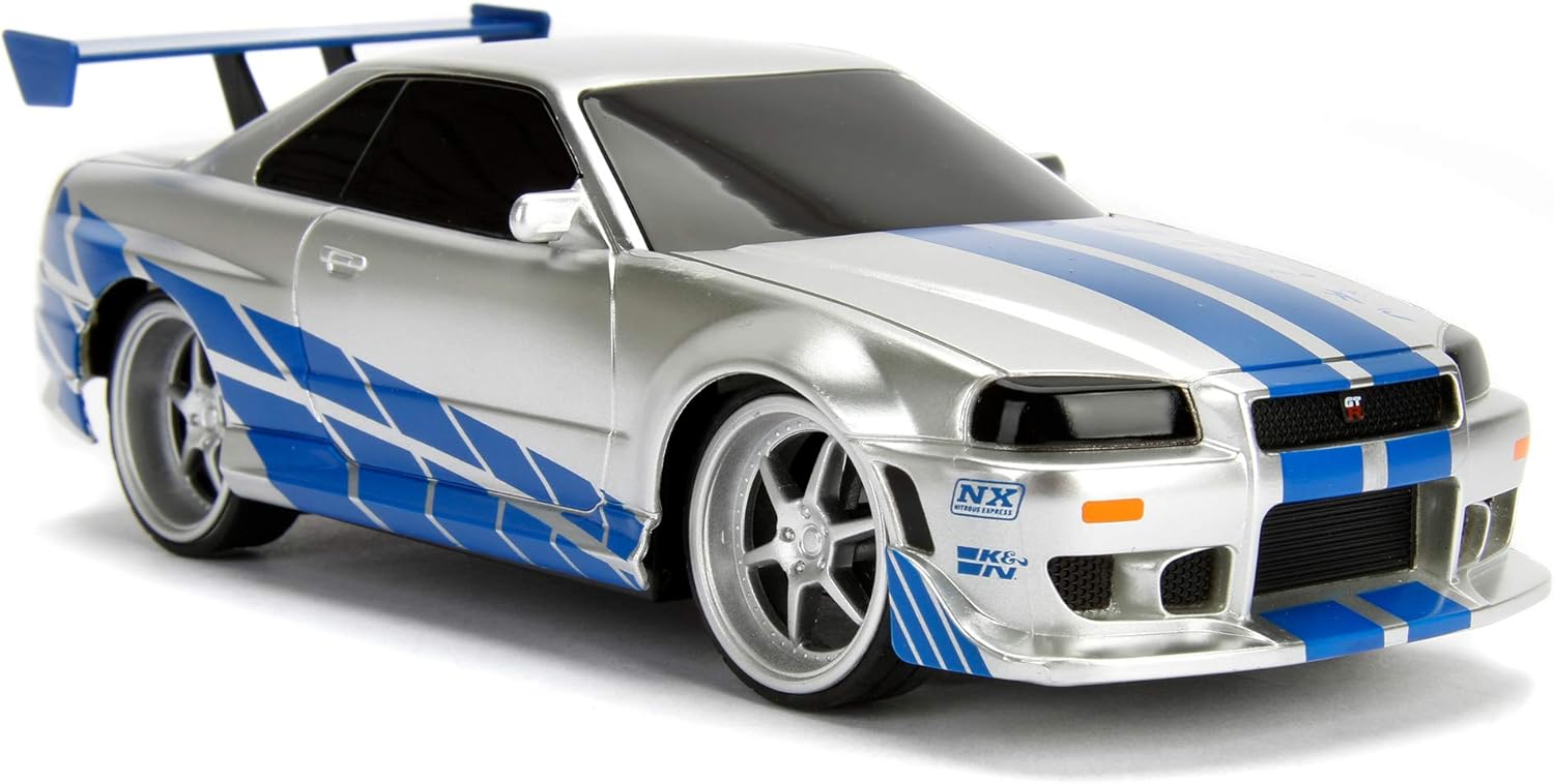 FAST & FURIOUS RC NISSAN SKYLINE GTR 1:24 SCALE, Multi-coloured - Image 3