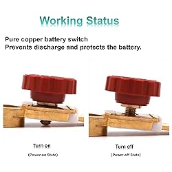 Xawuesa Top Post Battery Disconnect Switch with