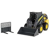TOMY Ertl Big Farm New Holland Skid Steer Loader Vehicle Toy, Yellow, Model:46455
