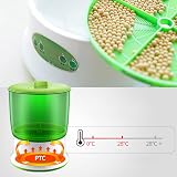 CHICIRIS Seed Sprouter Bean Sprouts Machine 360° Sprayer 220V UK view 2