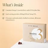 Zita West Vital DHA with Omega 3 for Fertility, Pregnancy and Breastfeeding 60 view 3