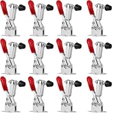 KOHAND 12 PCS 201B Toggle Latch Clamps, Hand Tool Nonslip Horizontal Quick Release Clamps with 220 Lbs Holding Capacity for Woodworking Welding