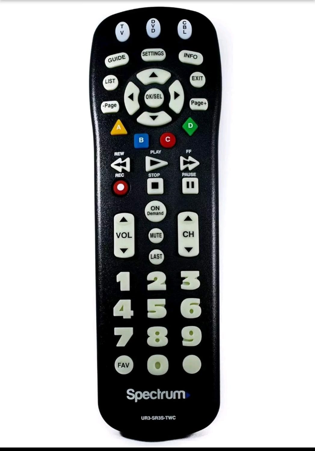 Amazon.com: Spectrum TV Remote Control 3 Types to Choose FromBackwards  Compatible with Time Warner, Brighthouse and Charter Cable Boxes (Pack of  One, ...