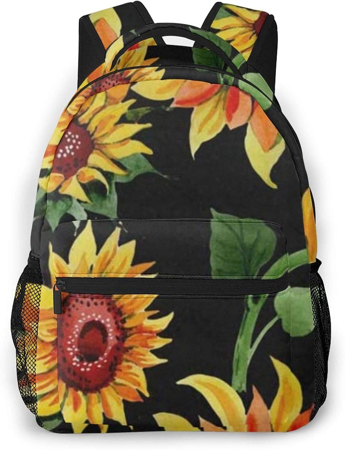 Beautiful Sunflowers Print Casual Backpacktravel Backpack Multipurpose