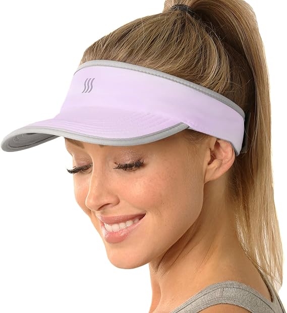 SAAKA Super Absorbent Visor for Women. Best for Running, Tennis, Golf