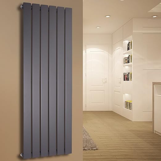 Design Heizkorper Paneel Badheizkorper Heizung Flach Anthrazit 1800x452mm Amazon De Baumarkt