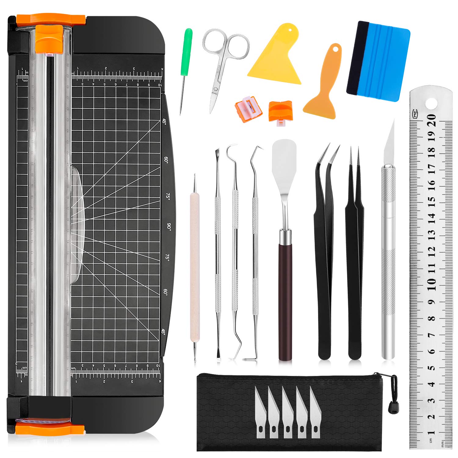 Photo 1 of **PAPER CUTTER ONLY** 12Inch Paper Cutter and Trimmer for Scrapbooking,Silhouettes,Cameos,Lettering,Cutting,Craft Paper, Labels and Cardstock(Black)