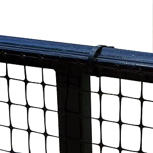 Cardinal Gates Heavy-Duty Outdoor Deck Netting, Black, 15', Safety Net and Deck Netting for Pets and Children