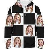 Custom Hoodies Design Your Own Personalized Pullover Hoodies Customized Gifts Add Face Photo Logo For Men Women Front Back