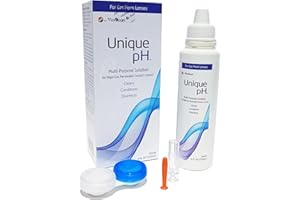 Box O' Mart Menicon Unique pH Multi-Purpose Solution 4 Oz and DMV Lens Remover, Bundle of 2 Items