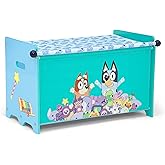 Delta Children &ndash; Bluey Toy Box with Retractable Fabric Top