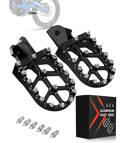 Amazon.com: FLO Motorsports FPEG-795-2 BLK Foot Pegs : Flo