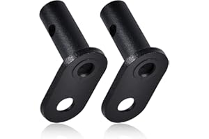 kingsea Bicycle Trailer Hitch 2" Steel Bike Trailer Type A Hitch Coupler with Quick Release Child Carrier Trailers Metal Instep Bike Trailer Attachment Connector Black-2PCS