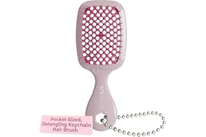 FHI Heat UNbrush Keychain Super Mini Hair Brush — Collectible Miniature Charm for Bags and Keys — Accessory for Beauty Lovers