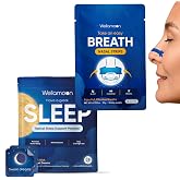 Wellamoon Sleep &amp; Nasal Strip Bundle &mdash; Night-time Patch + Nasal Breathing Strips for Better Rest &amp; Comfort