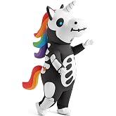 Spooktacular Creations Halloween Inflatable Costume, Full Body Unicorn Blow Up Costume for Adult Holiday Themed Cosplay Party