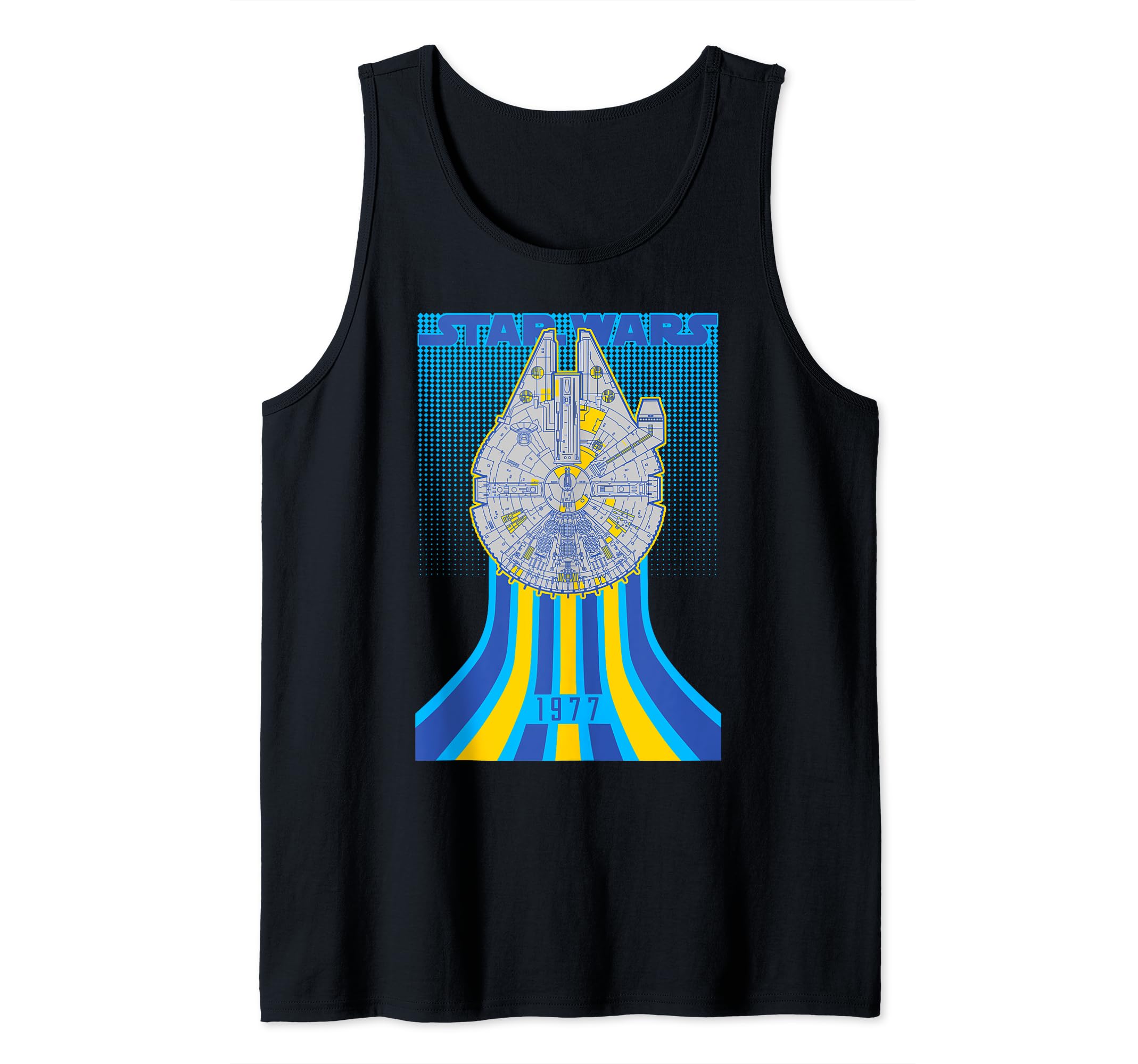 Star Wars Retro Falcon 1977 Tank Top