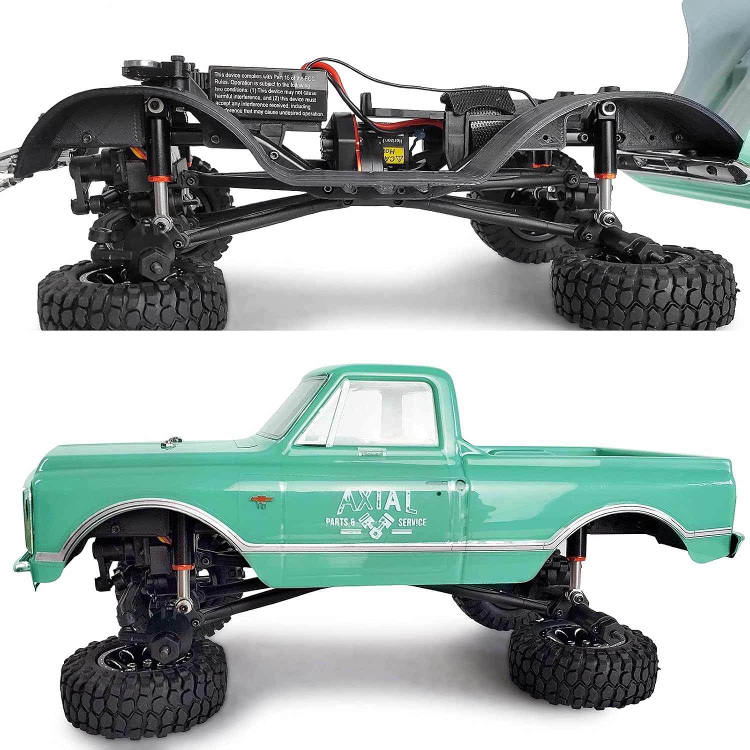 XUNJIAJIE 4pcs RC Shock Absorber Aluminium Shock Absorber for Axial SCX24 1/24 Deadbolt RC Crawler Car Upgrades Accessories - Image 4