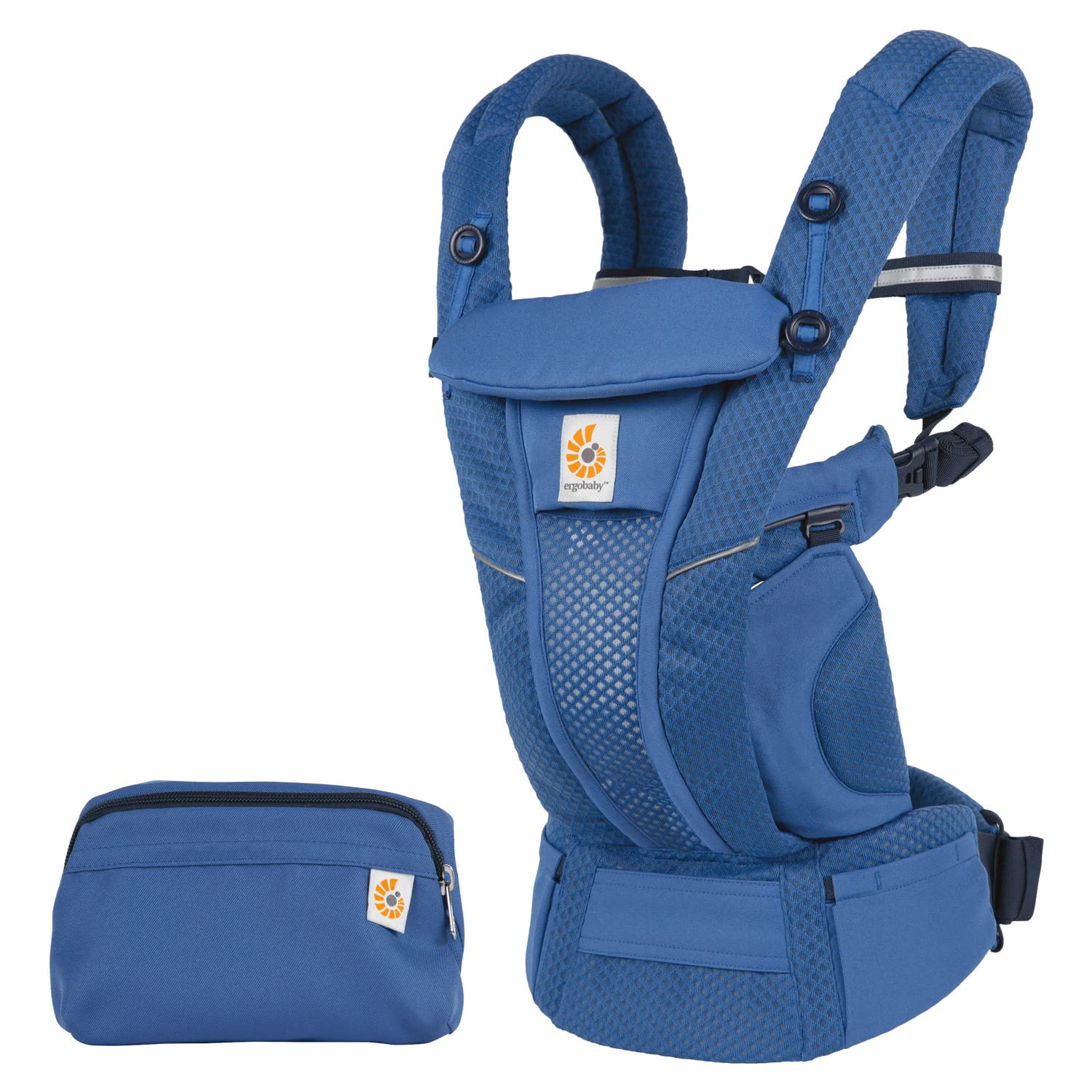 Ergobaby エルゴベビー 抱っこひも OMNI Breeze サファイアブルー 0ヶ月から36ヶ月 メッシュ素材 通気性 前向き抱き可能 新生児対応 出産準備 日本正規品 CREGBCZ360PSAPBLU商品画像