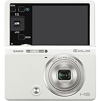 CASIO デジタルカメラ EXILIM EX-ZR70WE 「自分撮りチルト液晶」 「メイクアップ&セルフィーアート」 EXZR70 ホワイト