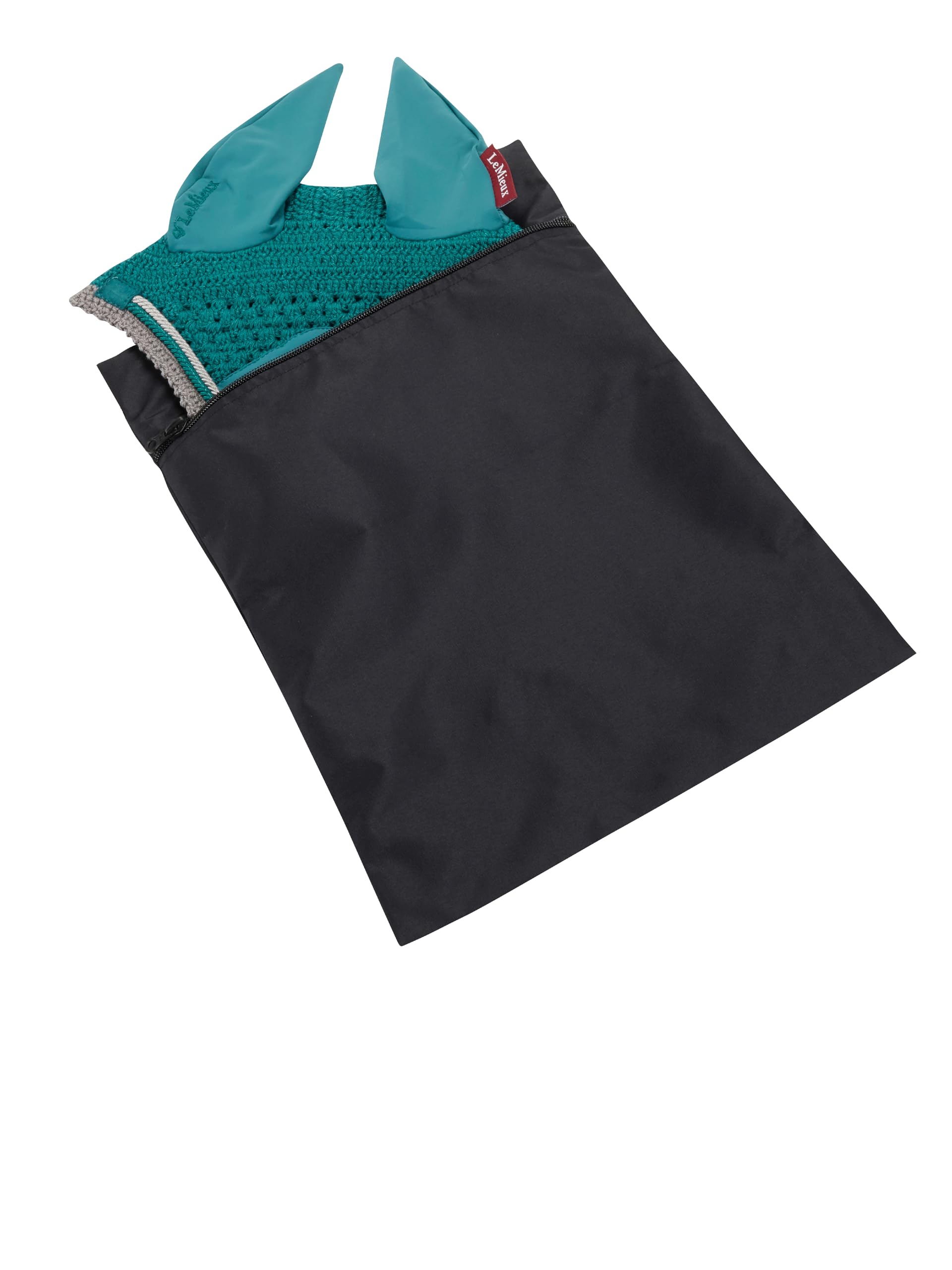 LeMieux Laundry Wash Bag in Black Prevents Horse Hair Blocking Washing Machine - 45 x 30 cm Small